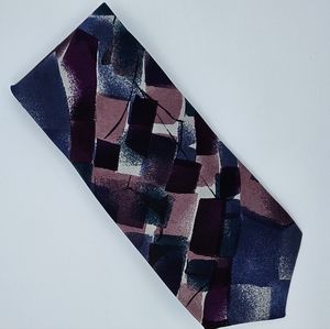 Vintage Valdemar Abstract Silk Tie